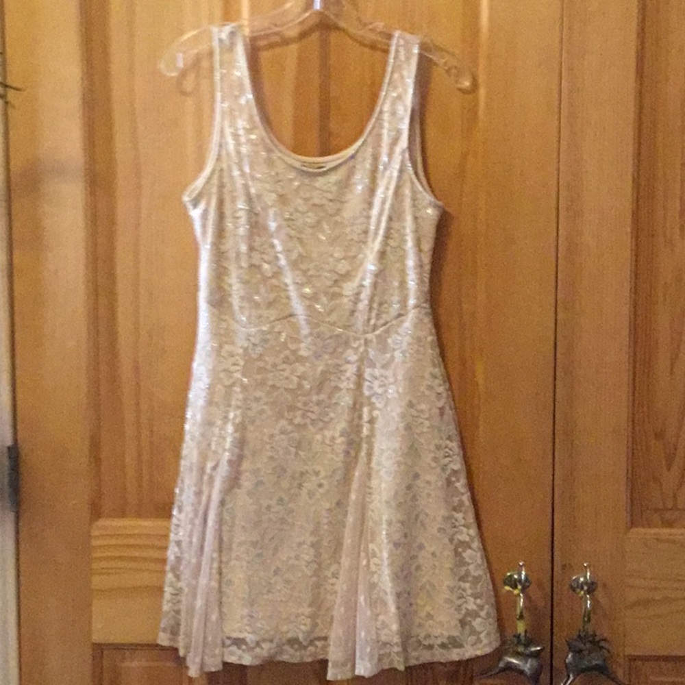 Lily Rose Cream Lace Mini Dress